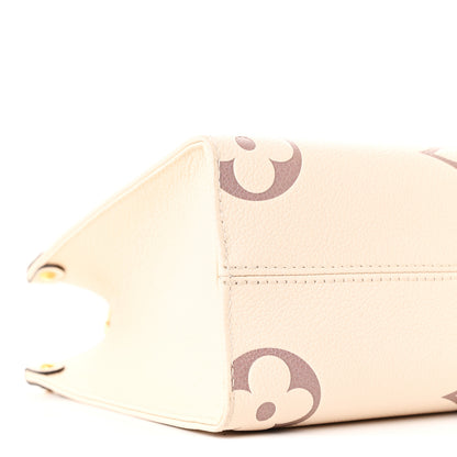 Louis Vuitton Empreinte Monogram Giant Onthego PM Creme Bois De Rose 9 of 12