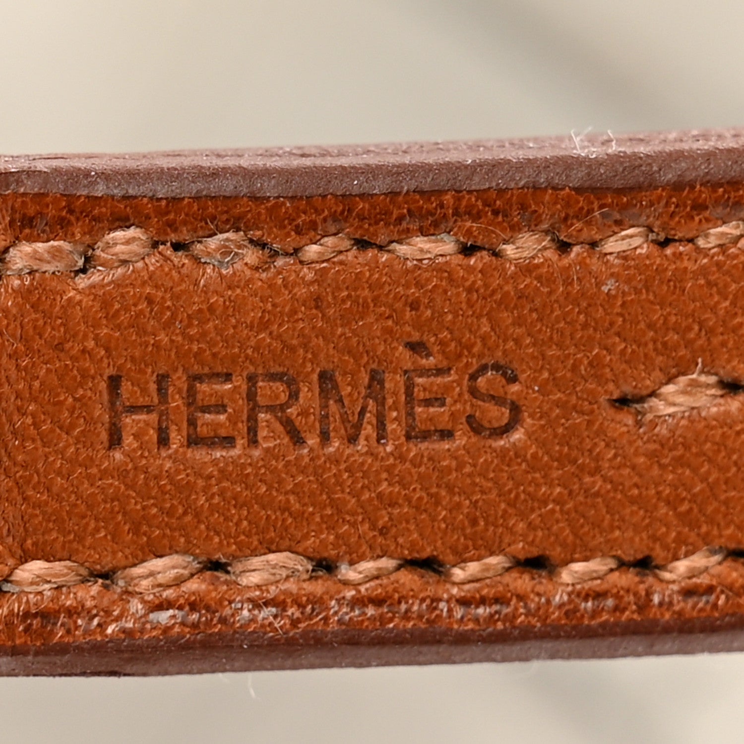 Hermes Matte Alligator Mini Steinkraus Saddle GRIS PERLE FAUVE 10 of 13