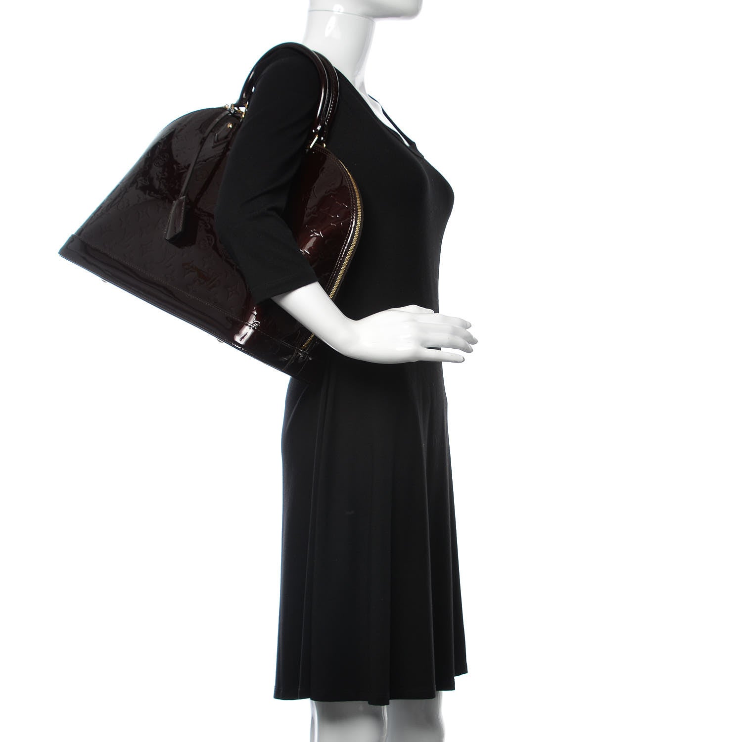 Louis Vuitton Vernis Alma GM Amarante 2 of 8