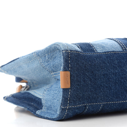Marc Jacobs Denim Canvas Small Tote Bag Blue 7 of 11