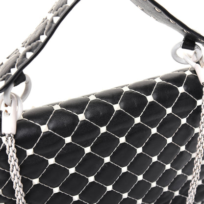 Valentino Garavani Lambskin Medium Free Rockstud Spike Shoulder Bag Black 18 of 23