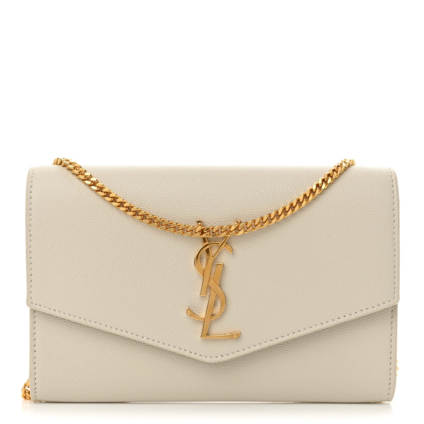 Grain De Poudre Monogram Uptown Chain Wallet Crema Soft
