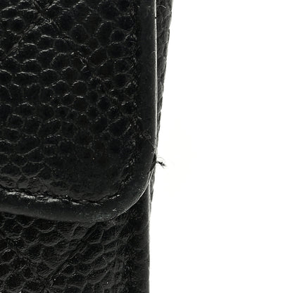 Chanel Caviar Quilted Flap Card Holder Black 8 of 9