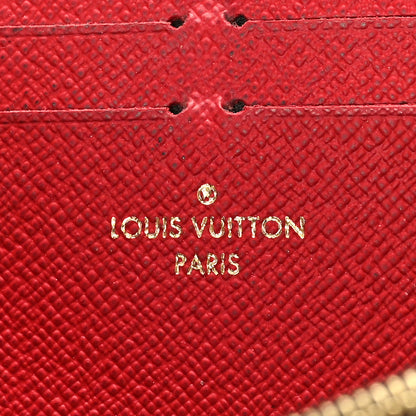 Louis Vuitton Damier Ebene Clemence Wallet Cherry 6 of 11