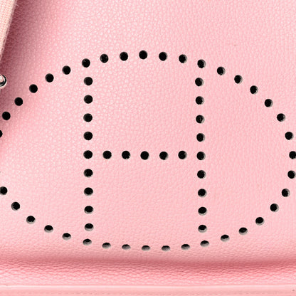 Hermes Taurillon Clemence Evelyne III PM Rose Sakura 8 of 13