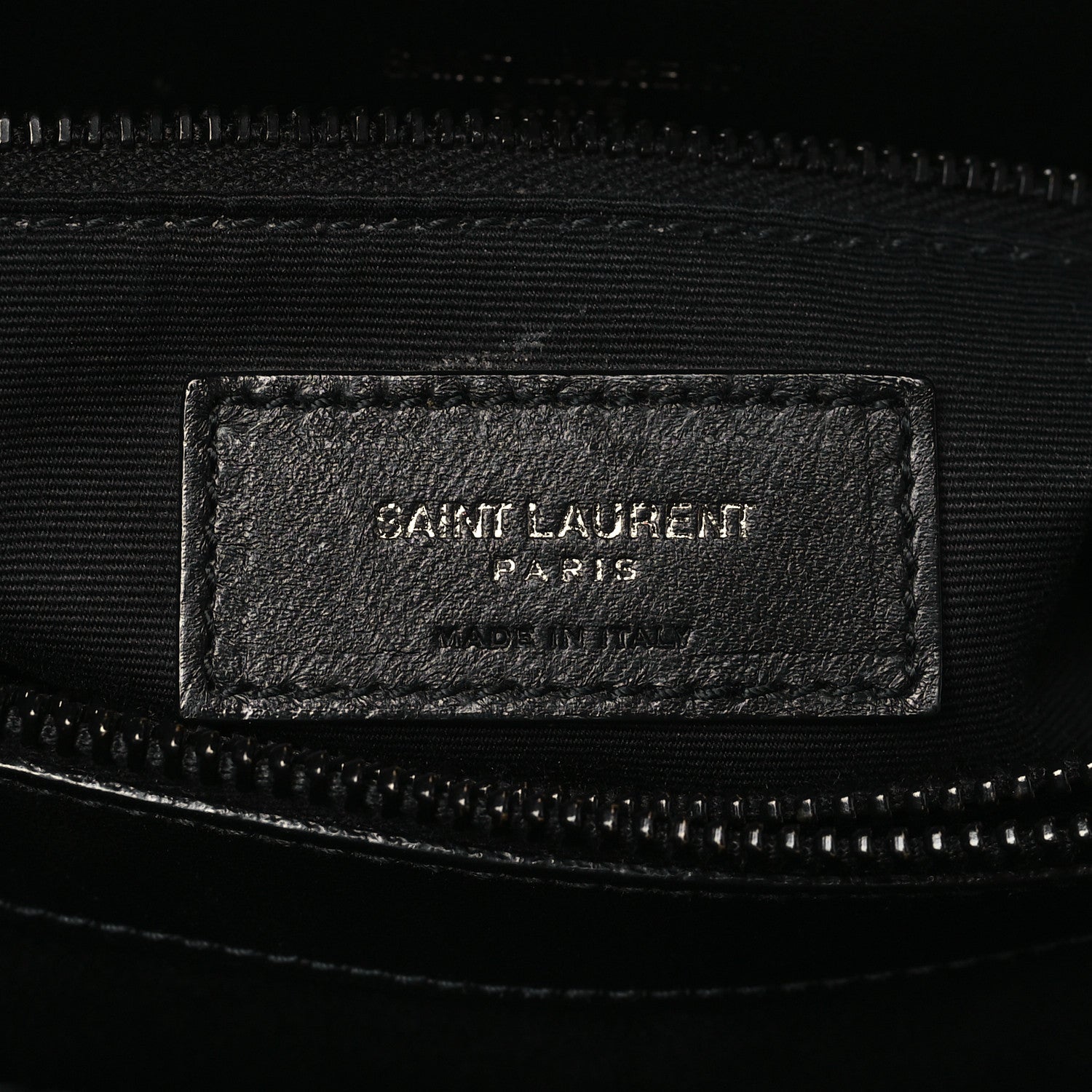 Saint Laurent Calfskin Y Quilted Monogram Monochrome Medium Loulou Chain Satchel Black 6 of 10