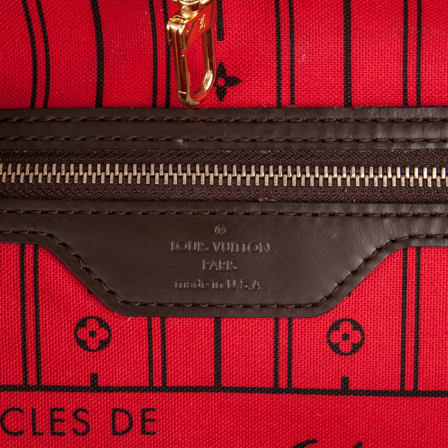Louis Vuitton Damier Ebene Neverfull MM 6 of 6