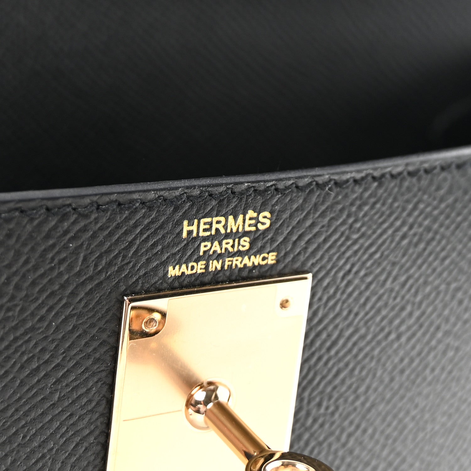 Hermes Epsom Kelly Sellier 28 Black 6 of 10