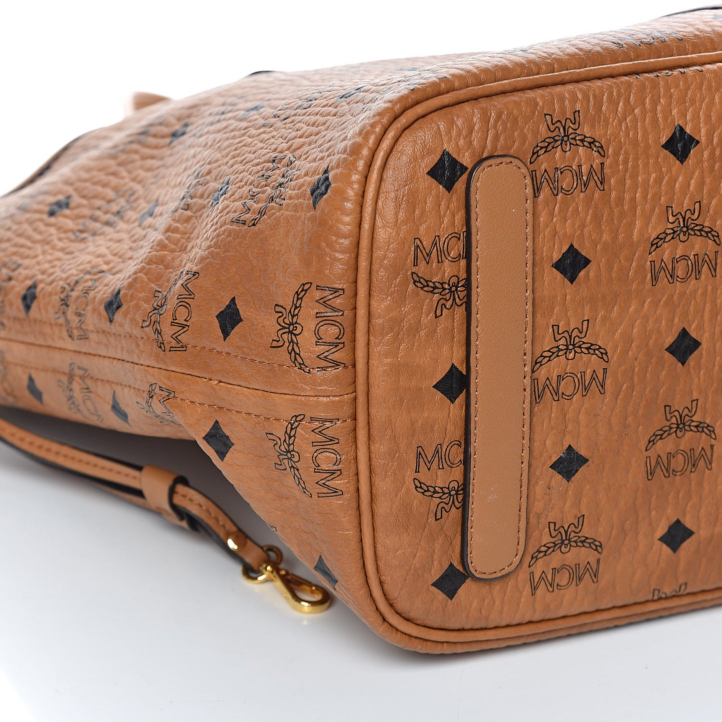 Visetos Medium Liz Reversible Shopper Tote Cognac