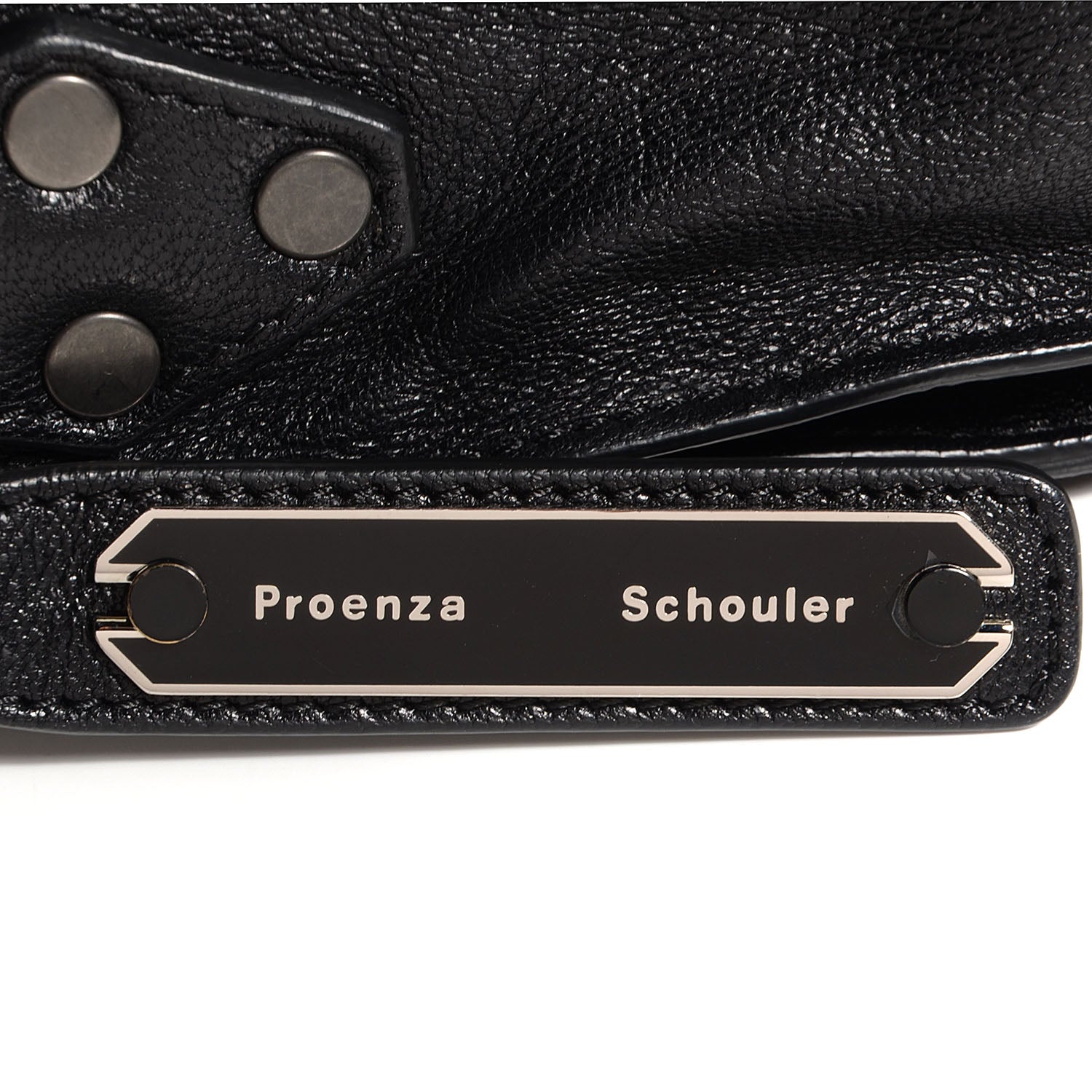 Proenza Schouler Lambskin Medium PS1 Satchel Black 13 of 13