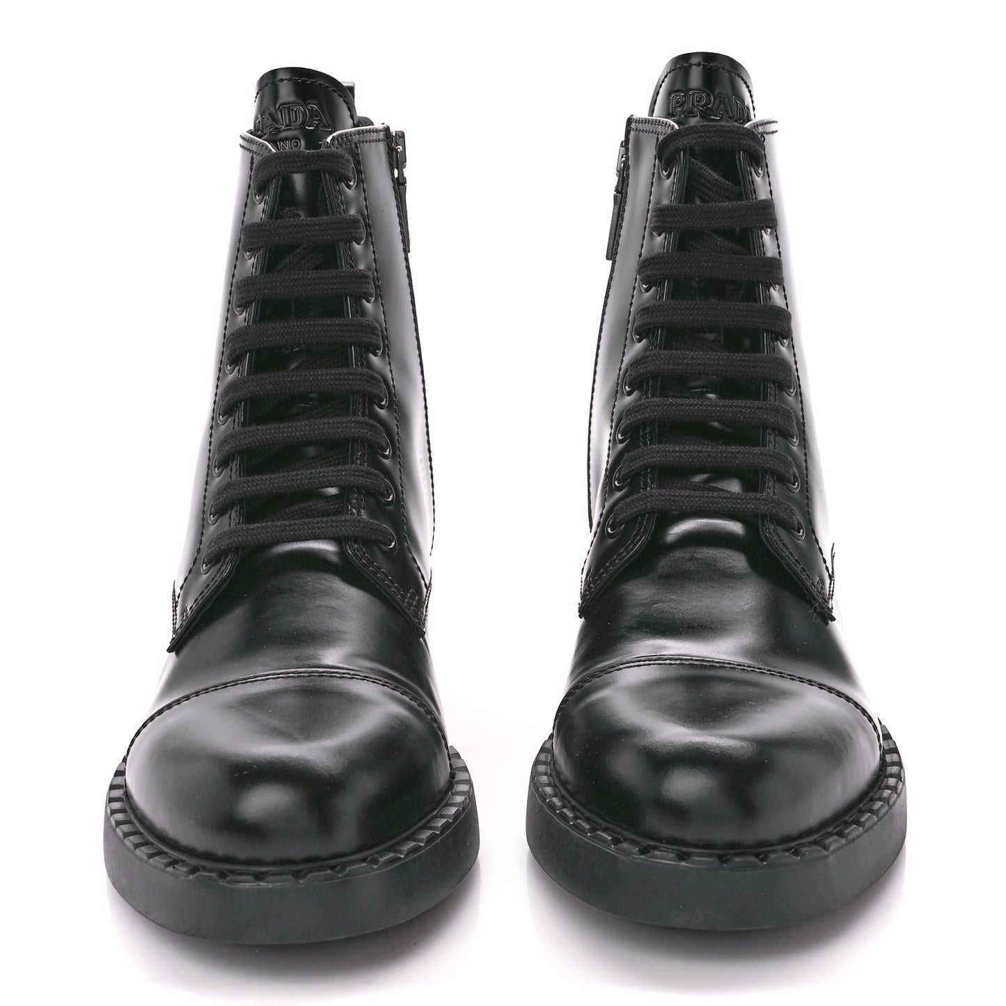 Spazzolato Chocolate 50mm Combat Boots 40 Black