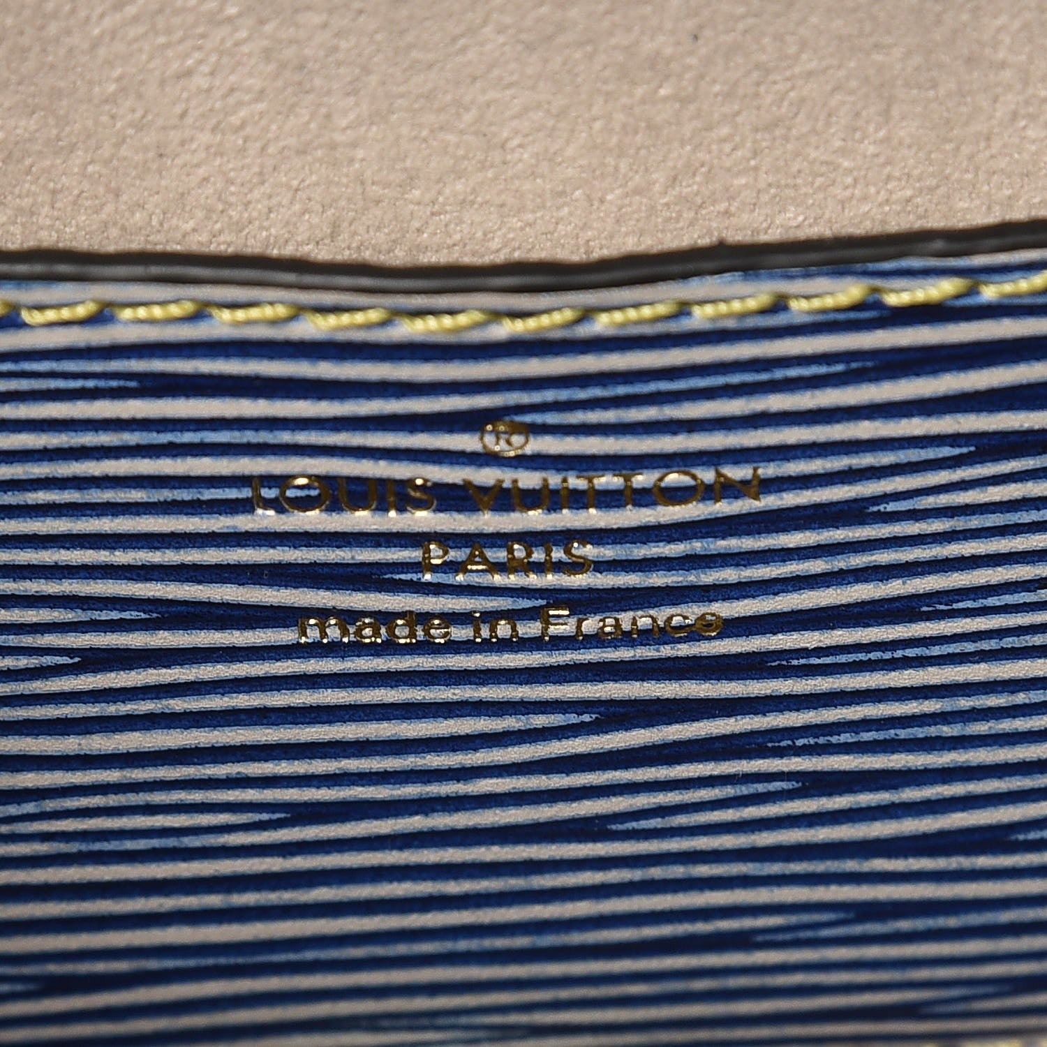 Louis Vuitton Epi Twist Shoulder Bag MM Denim Light 6 of 8