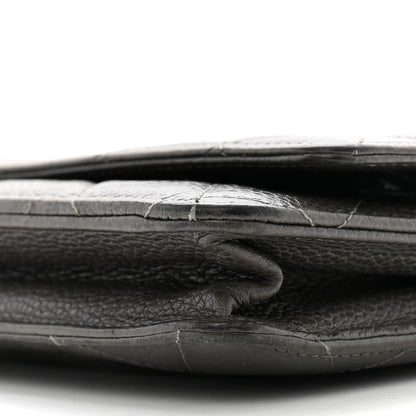 Chanel Caviar Quilted Wallet On Chain WOC Dark Grey 11 of 13
