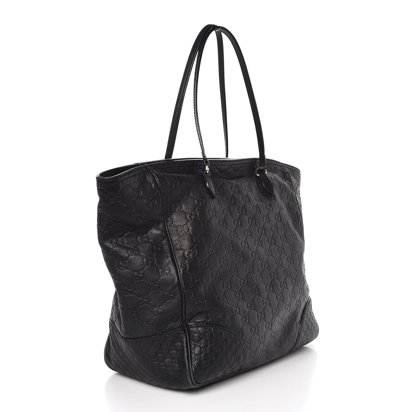 Guccissima Medium Bree Zippered Tote Black