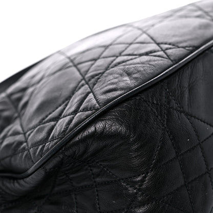 Christian Dior Lambskin Cannage Flap Messenger Bag Black 9 of 19