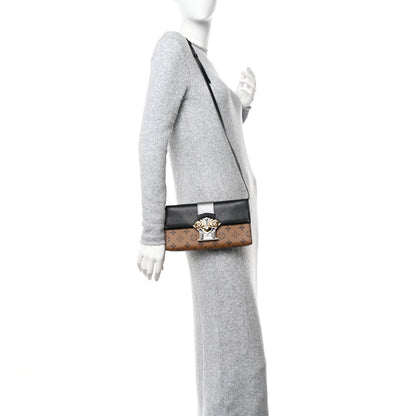 Louis Vuitton Calfskin Reverse Monogram Column Clutch 2 of 12