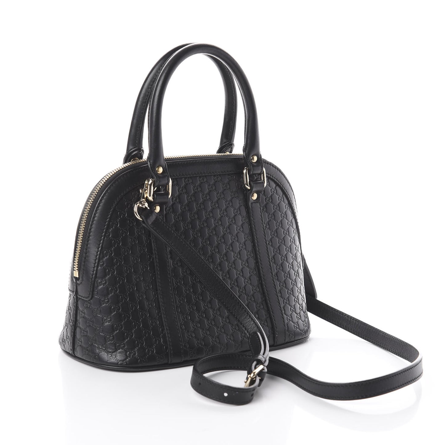 Microguccissima Mini Dome Bag Black