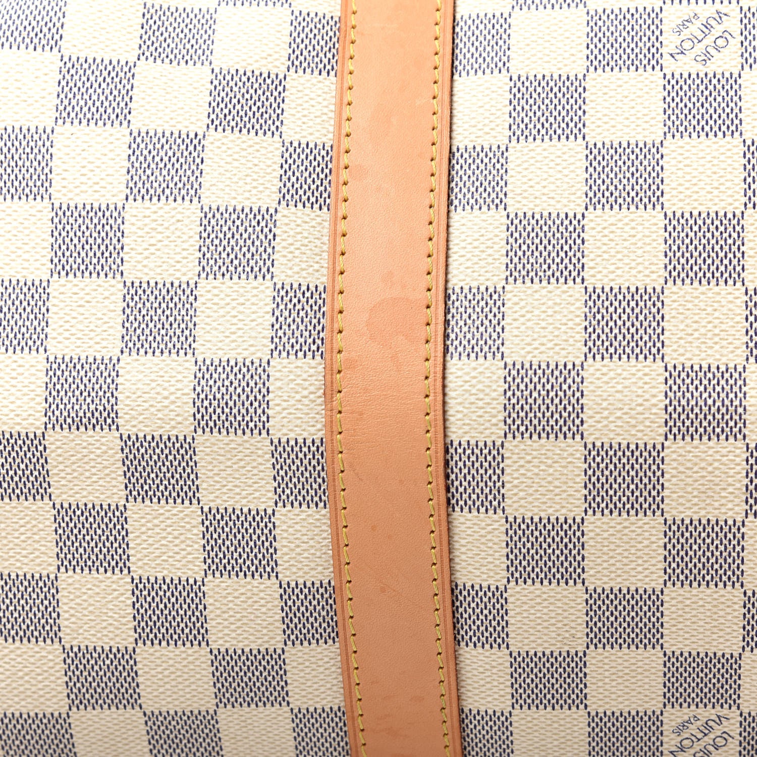 Louis Vuitton Damier Azur Keepall Bandouliere 55 11 of 13