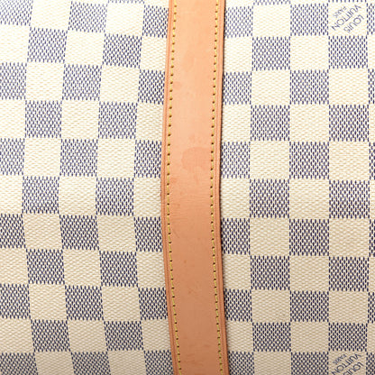 Louis Vuitton Damier Azur Keepall Bandouliere 55 11 of 13