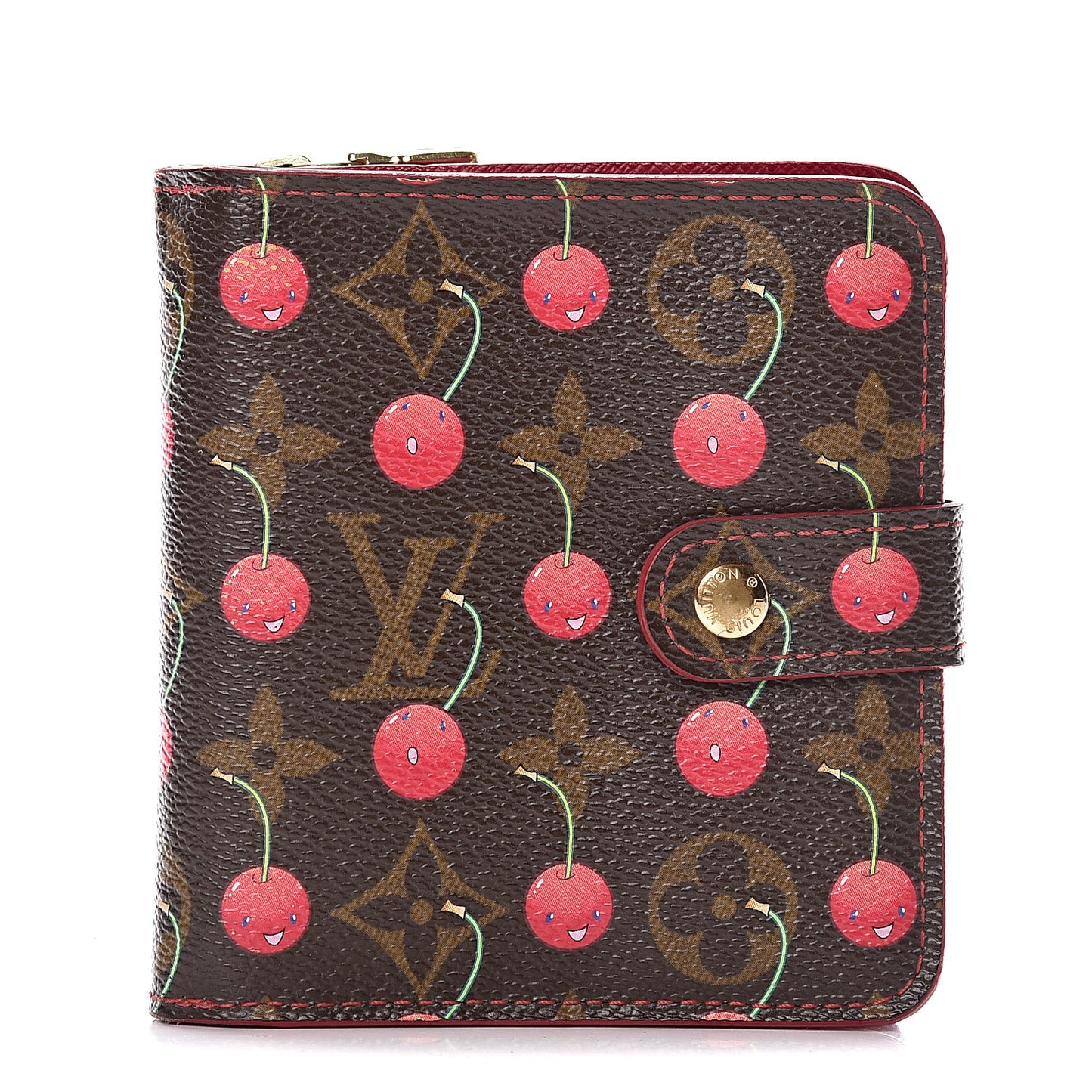 Monogram Cerises Compact Zippe Wallet