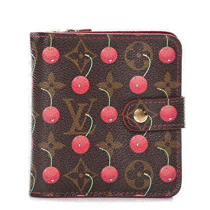 Louis Vuitton Monogram Cerises Compact Zippe Wallet 1 of 11