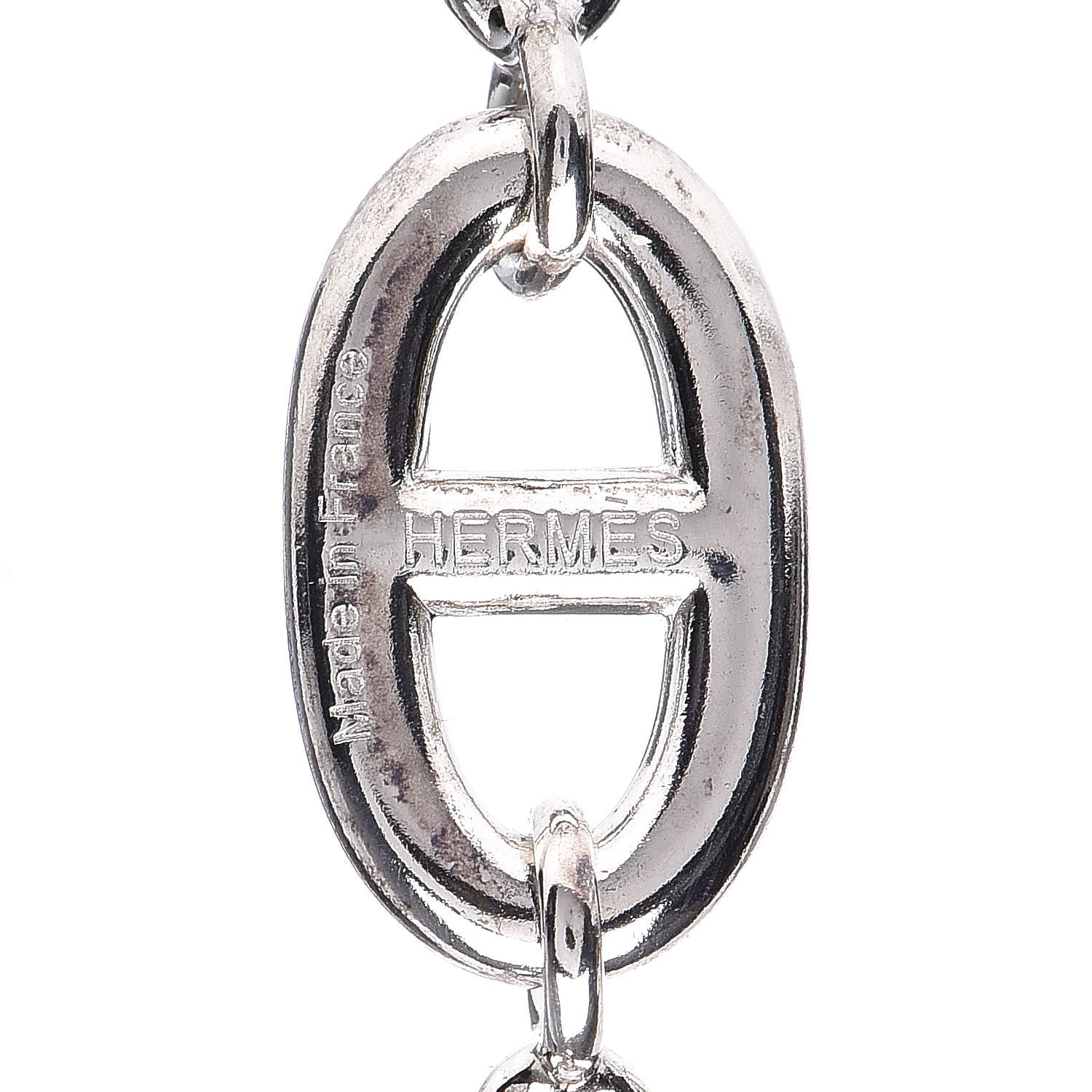 Hermes Sterling Silver Farandole Bracelet LG 4 of 5
