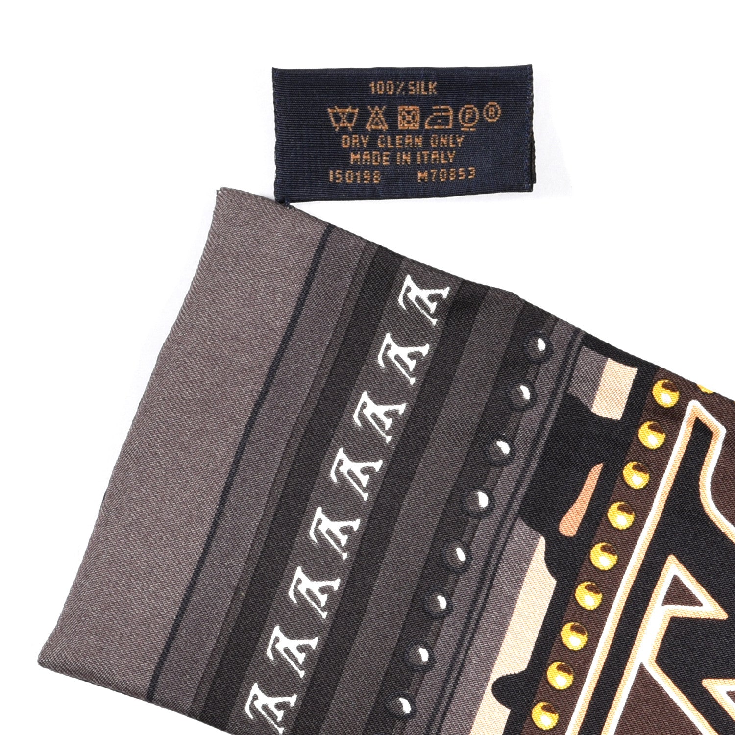 Louis Vuitton Silk Monogram LV World Bandeau Brown 4 of 4