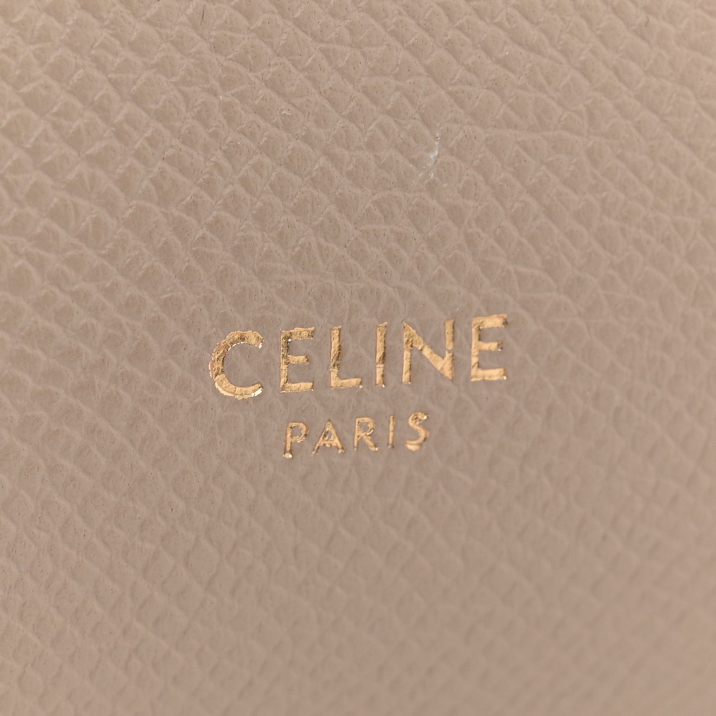 Grained Calfskin Micro Belt Bag Light Taupe