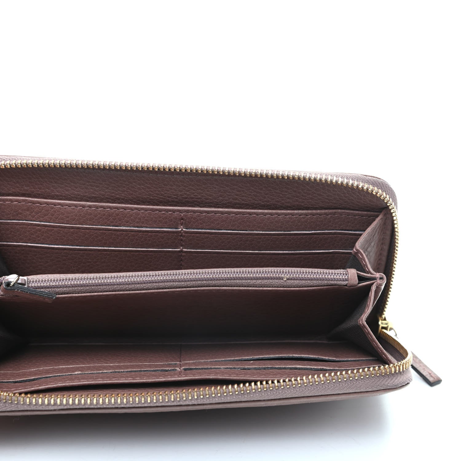 Gucci Dollar Calfskin Zip Around Wallet Rosy Phard 5 of 8