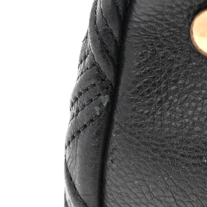 Chanel Calfskin Large Retro Girl Shopping Tote Black 11 of 12
