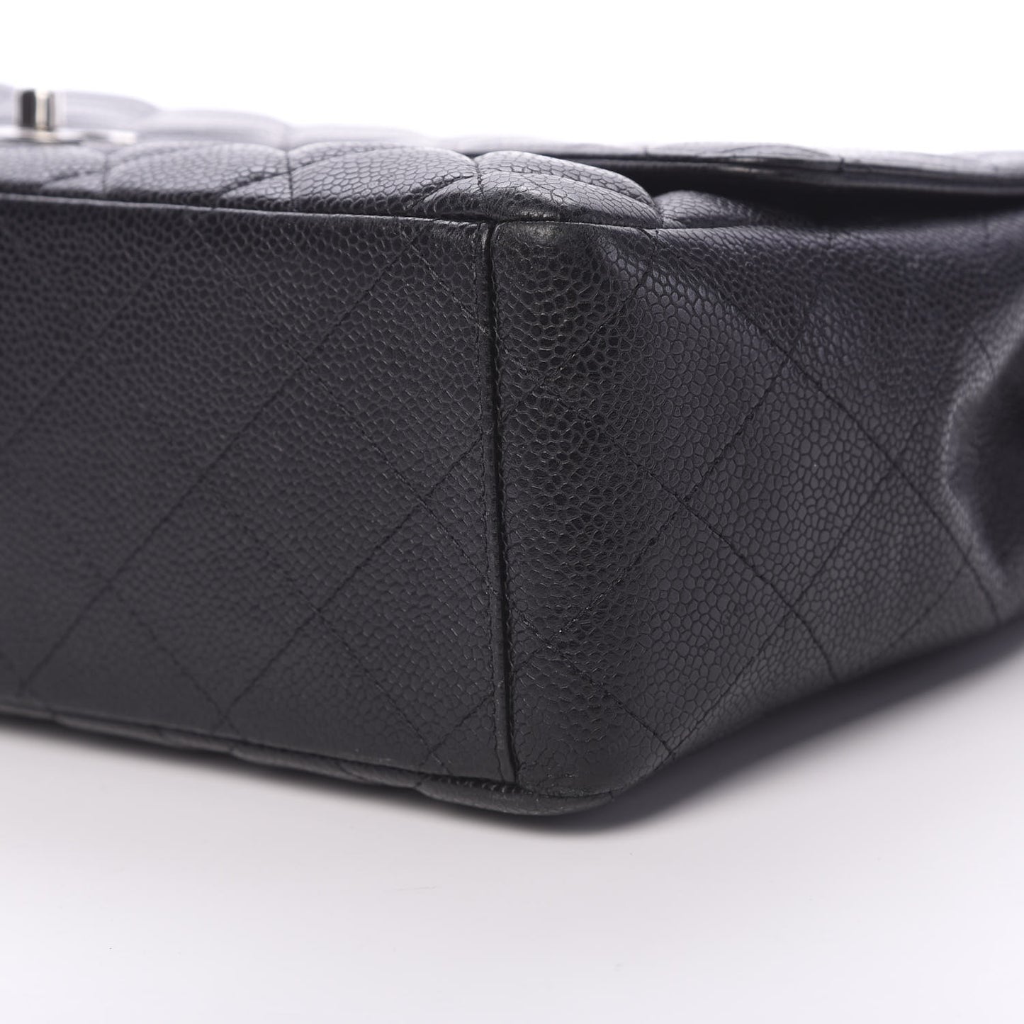 Caviar Quilted Maxi Single Flap Black