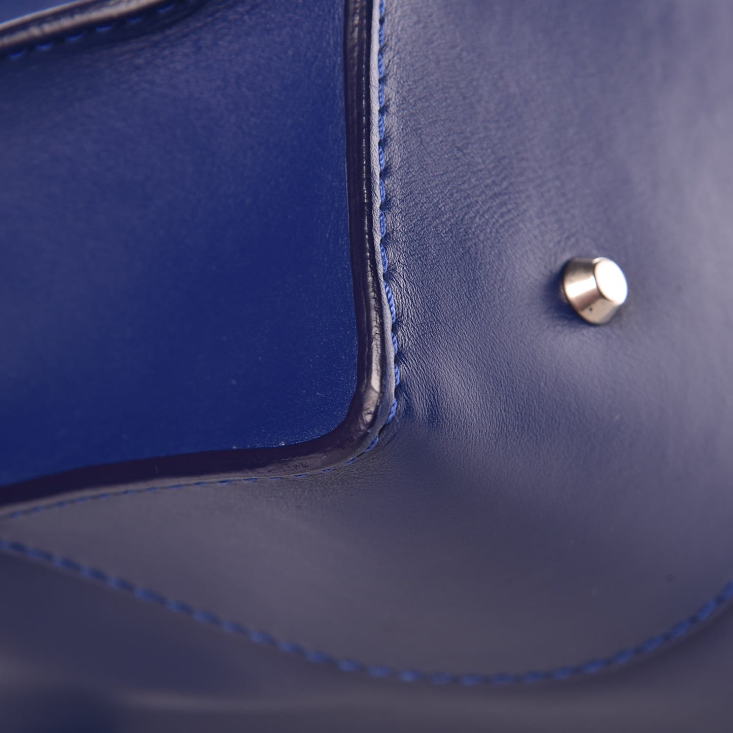 Smooth Calfskin Legend Satchel Ultramarine