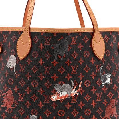 Louis Vuitton Catogram Neverfull MM Marron 8 of 10