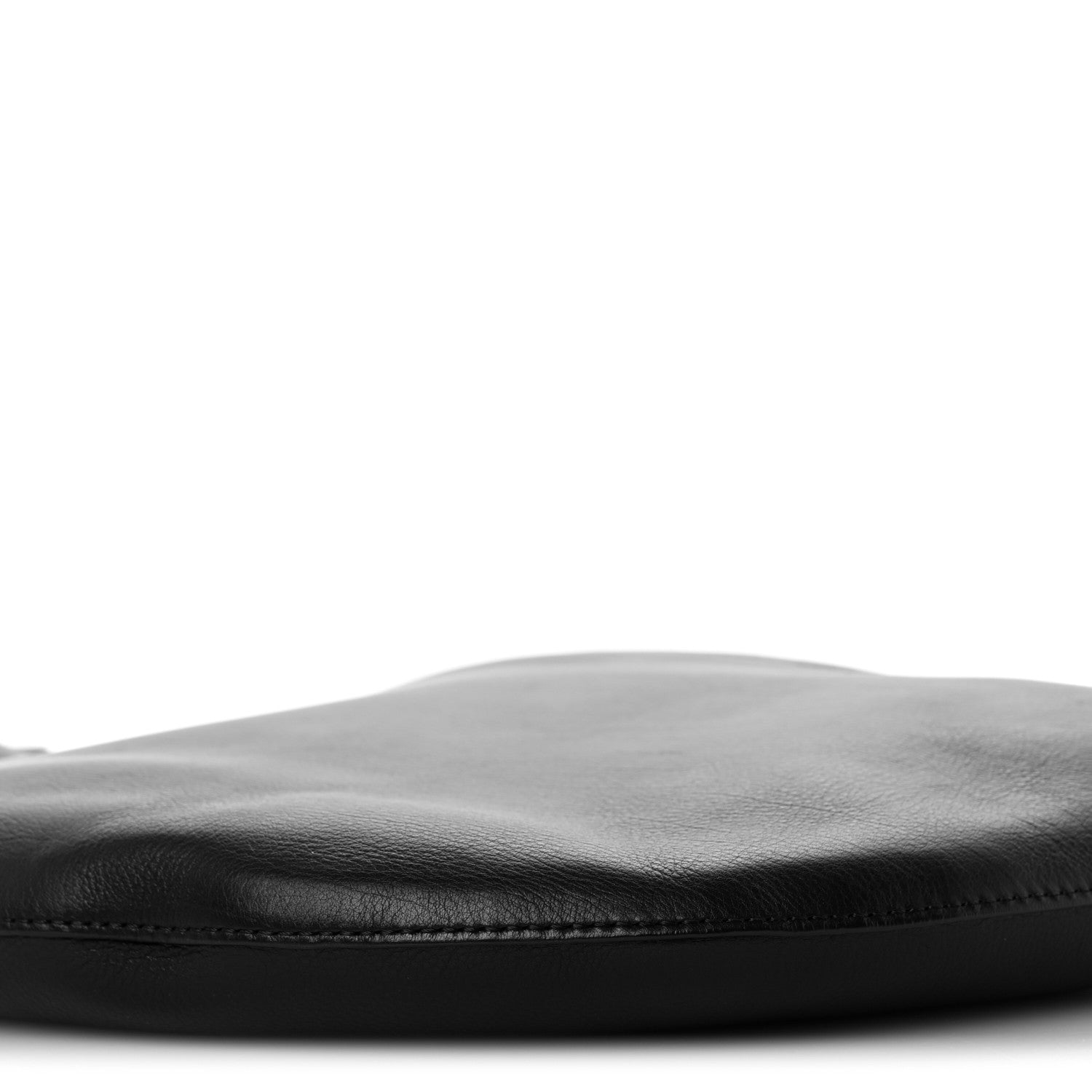 The Row Finely Grained Calfskin Jouvette Bag Black 9 of 11