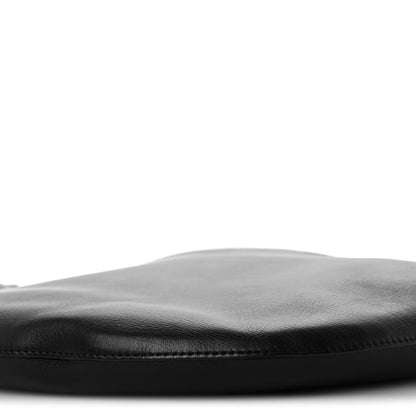 The Row Finely Grained Calfskin Jouvette Bag Black 9 of 11