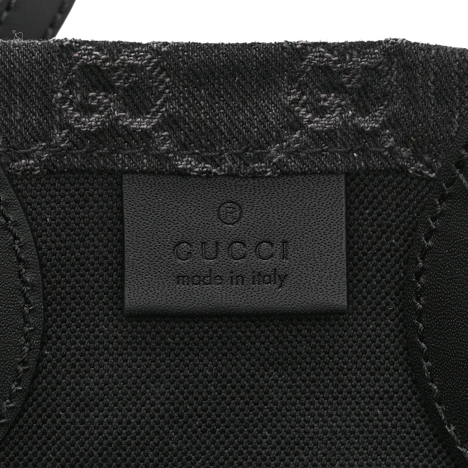 Gucci Denim Ophidia GG Monogram Tote Medium Black Grey 7 of 12