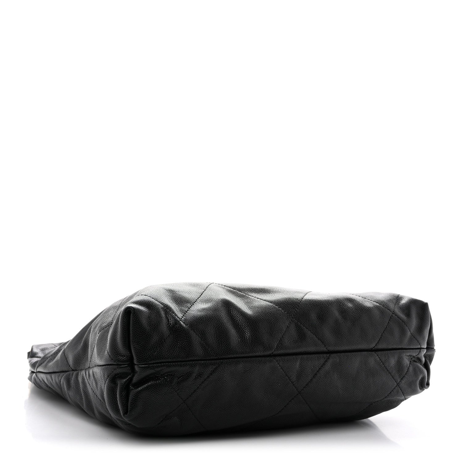 Chanel Shiny Caviar Quilted Monochrome Small Chanel 22 Black 5 of 12