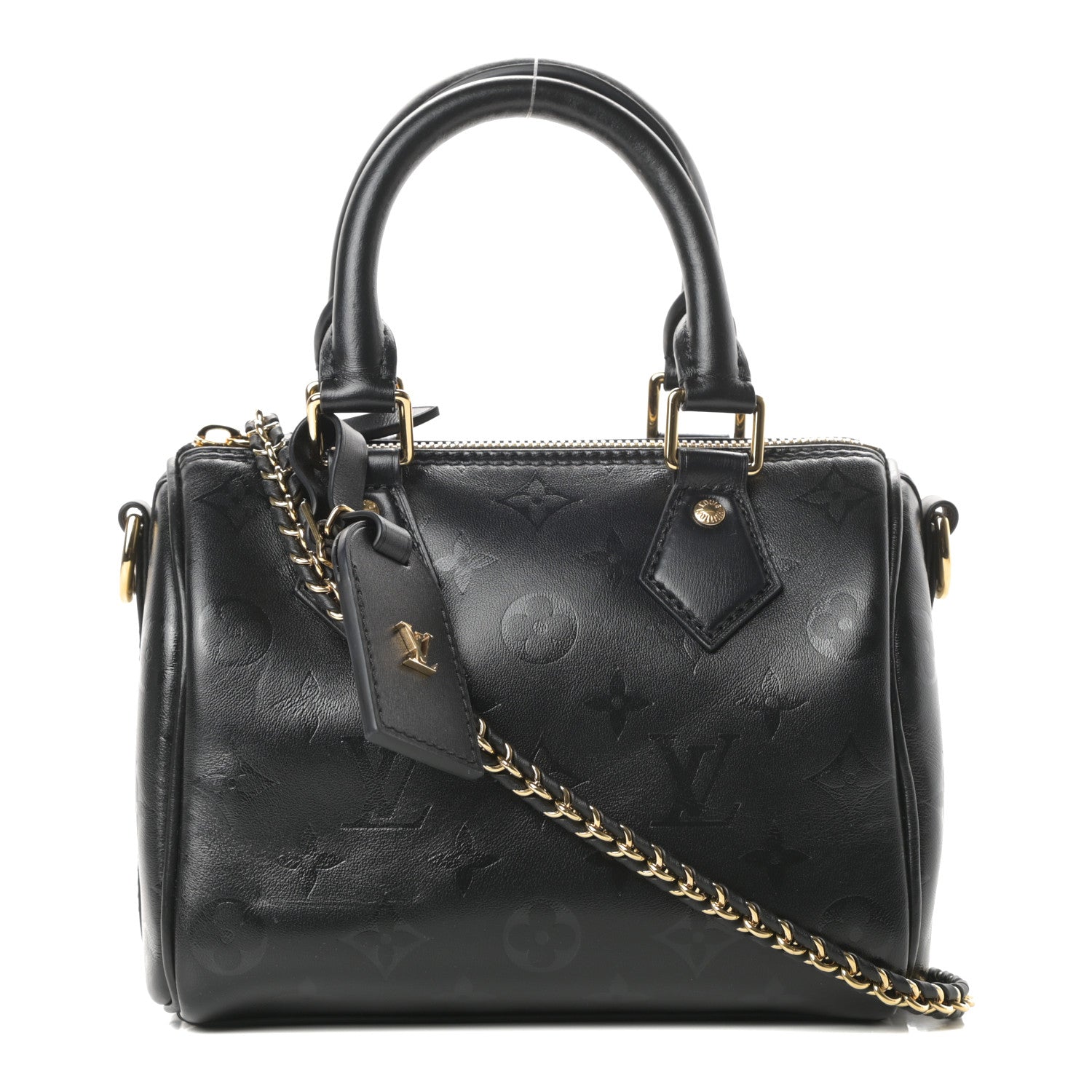 Louis Vuitton Monogram Ink Speedy BB Black 1 of 10