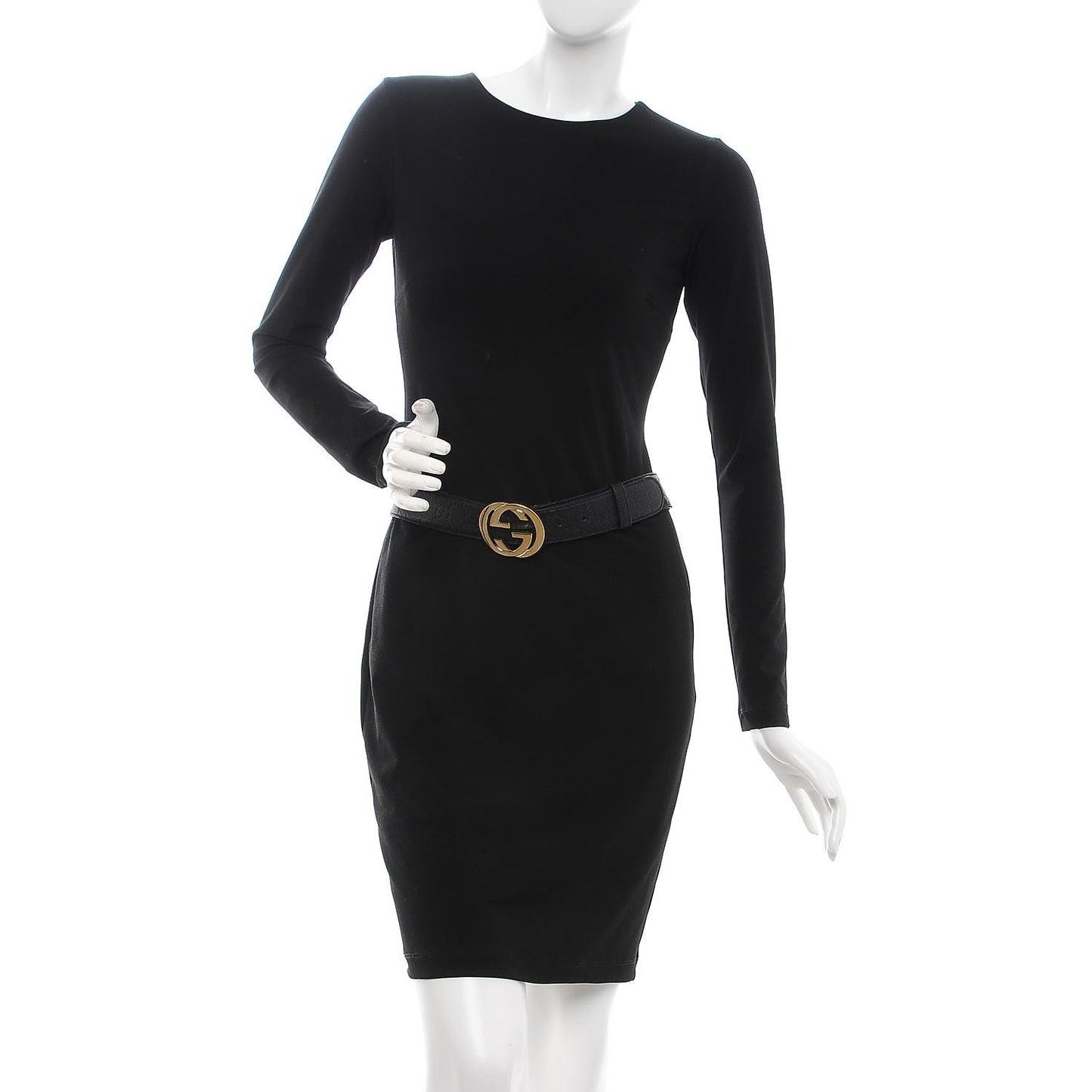 Guccissima Interlocking G 40mm Belt 80 32 Black