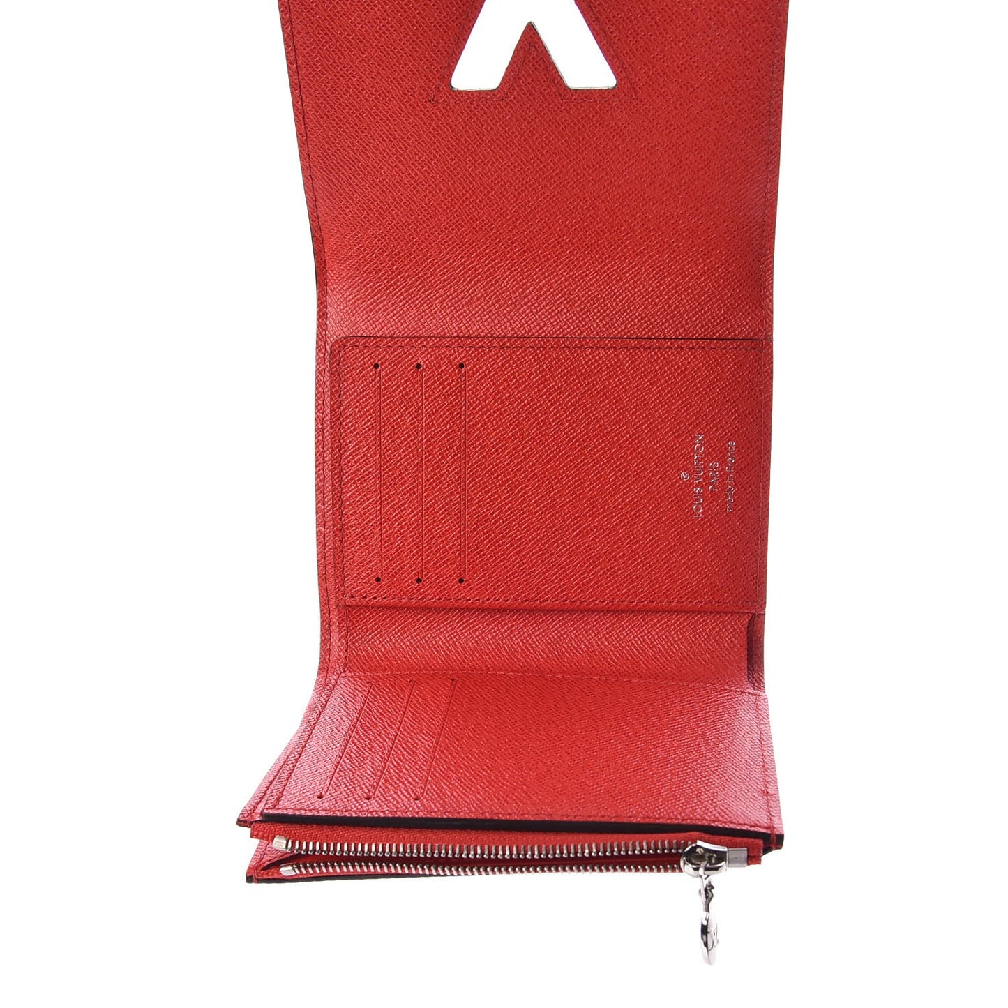 Epi Twist Compact Wallet Red