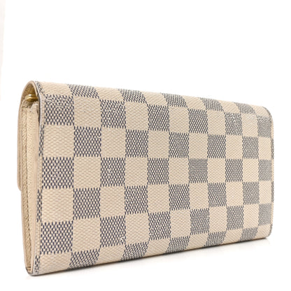 Louis Vuitton Damier Azur Sarah Wallet 3 of 9