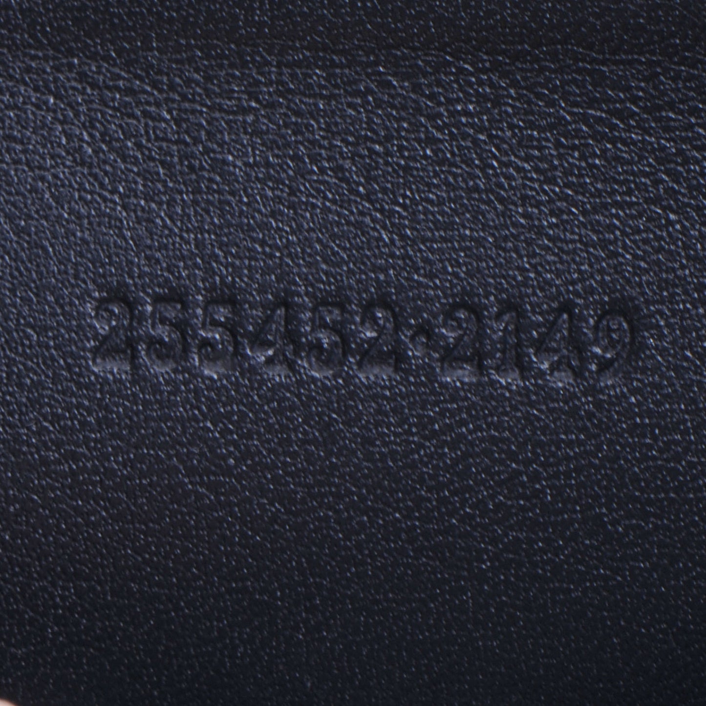 GG Supreme Monogram Calfskin Compact Wallet Beige Blue