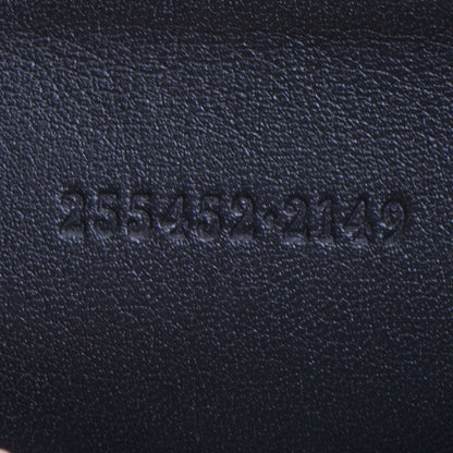 Gucci GG Supreme Monogram Calfskin Compact Wallet Beige Blue 5 of 7