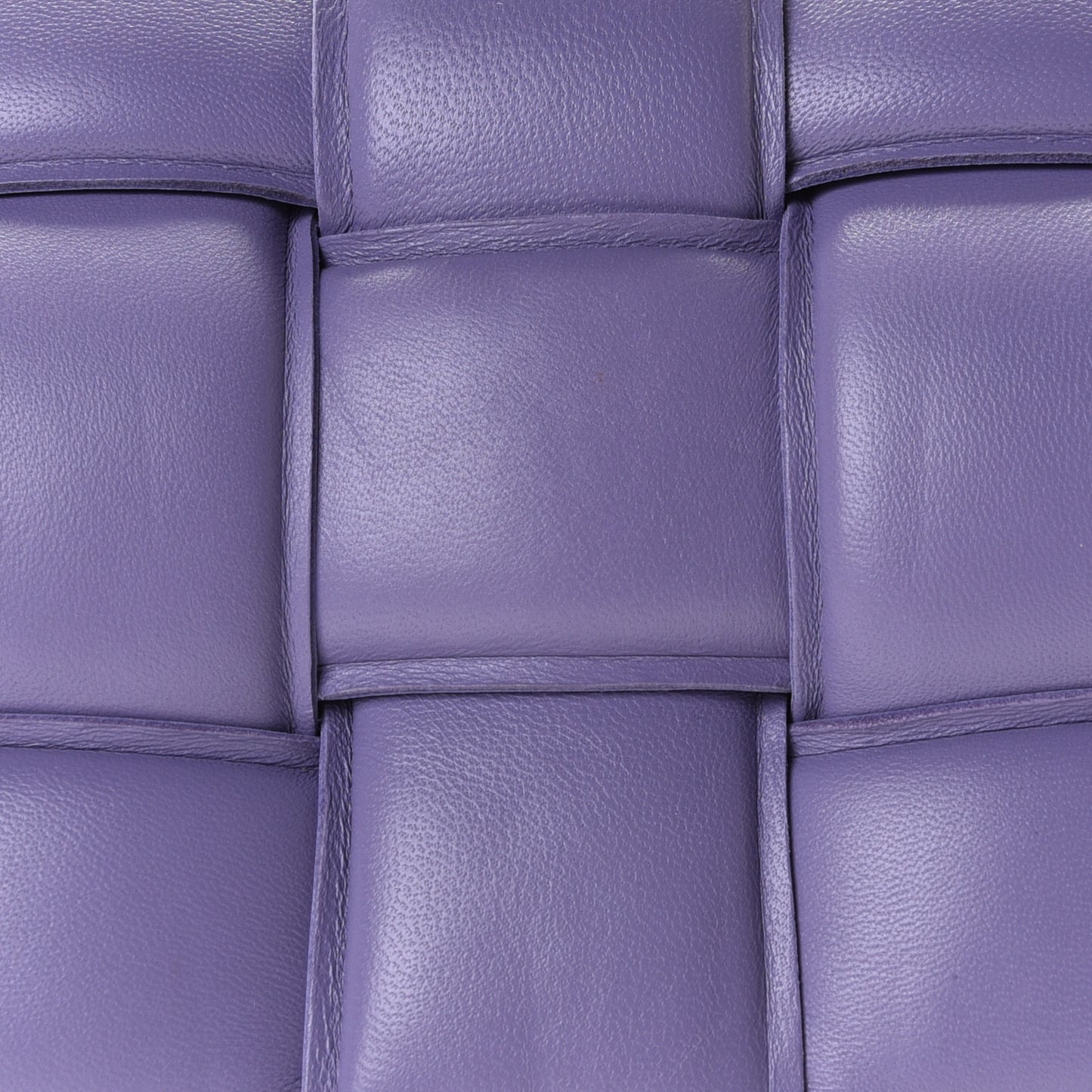 Lambskin Maxi Intreccio Padded Chain Cassette Crossbody Bag Lavender