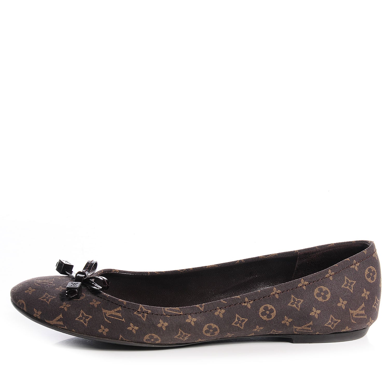 Louis Vuitton Monogram Canvas Idylle Debbie Ballerina Flats 40.5 Fusain 1 of 9