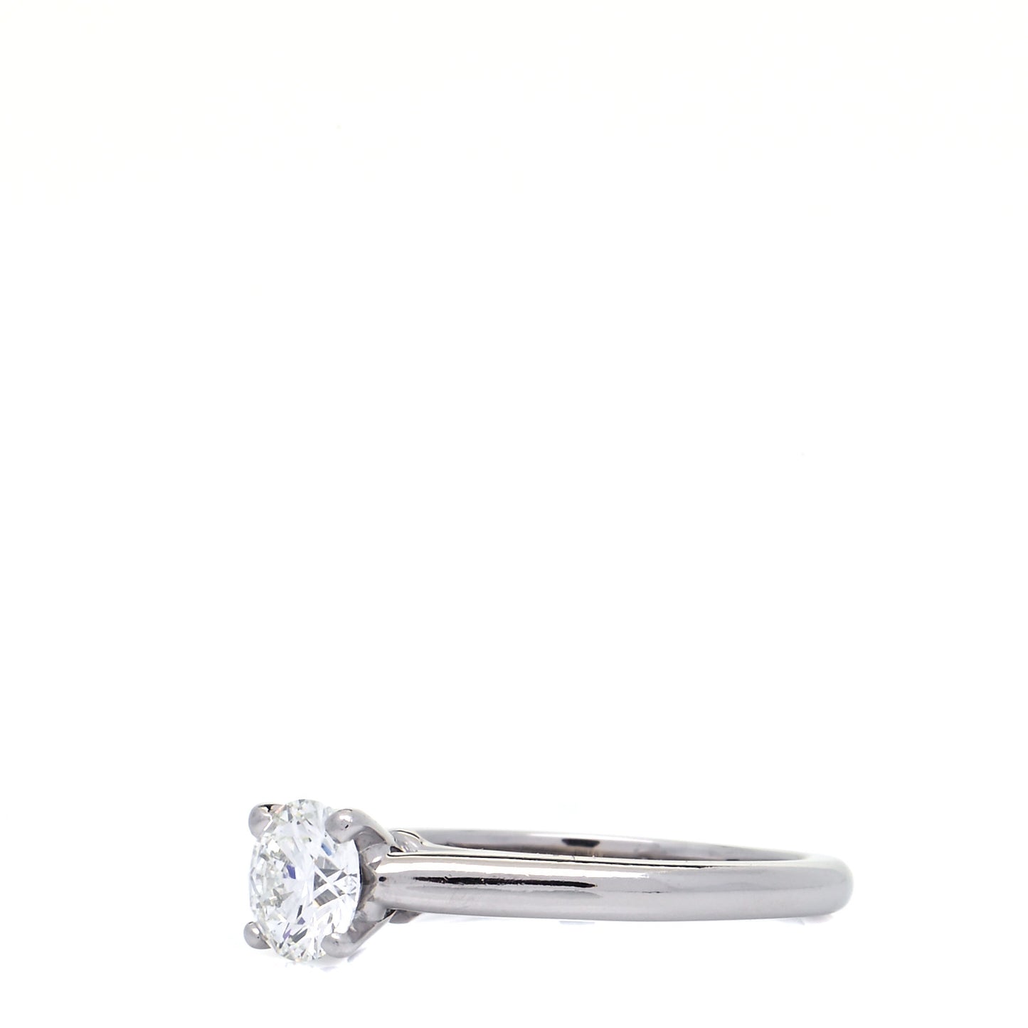Platinum Diamond .71ct Solitaire 1895 Engagement Ring 52 6