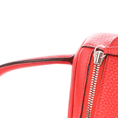 Hermes Taurillon Clemence Lindy 30 Rouge Casaque 13 of 16