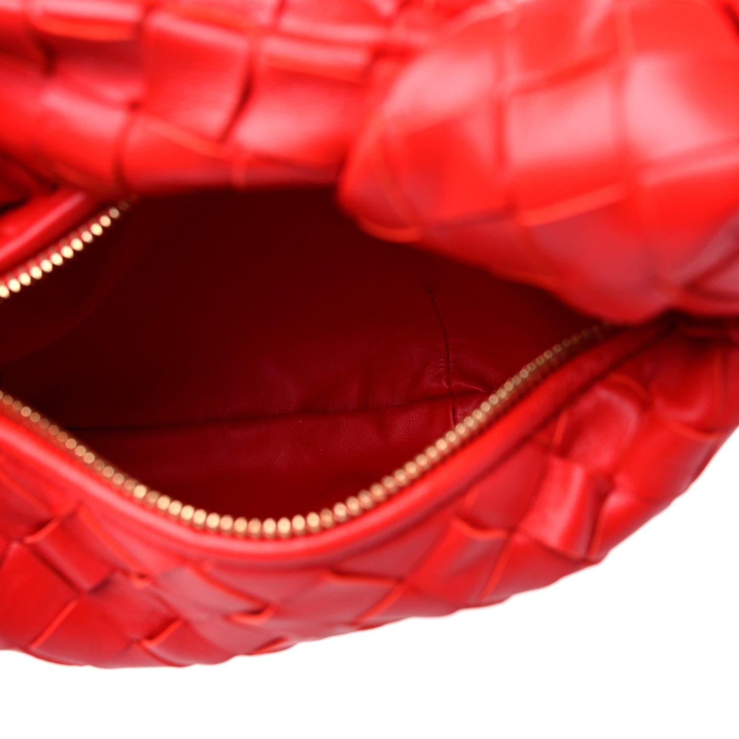 Nappa Intrecciato Mini Jodie Red