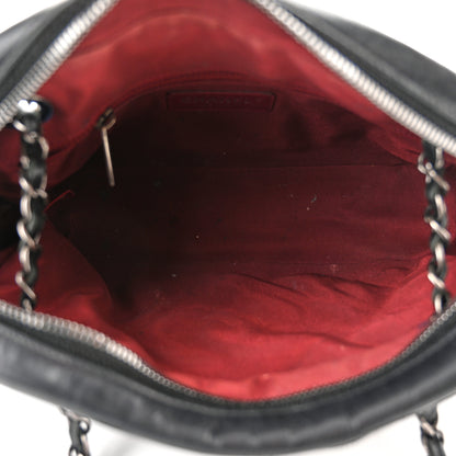 Chanel Calfskin Quilted Small Ballerine Camera Case Black 5 of 10