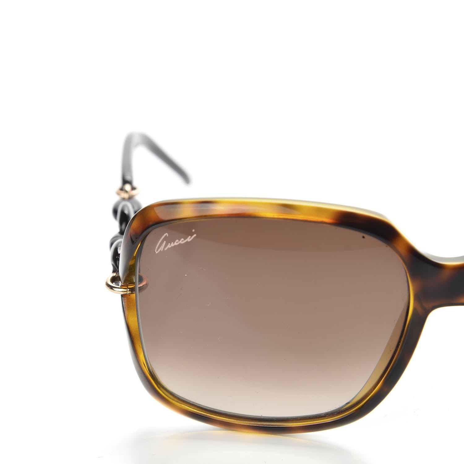 Gucci Marina Chain Sunglasses GG 3597/F/S Tortoise 7 of 8